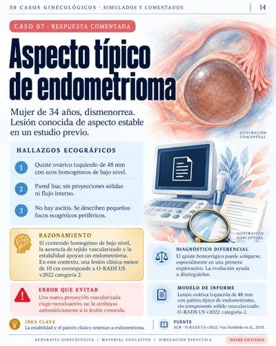 Caso 07 · Ecos homogéneos persistentes · Análisis