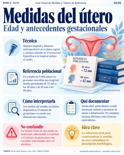 Medidas del útero