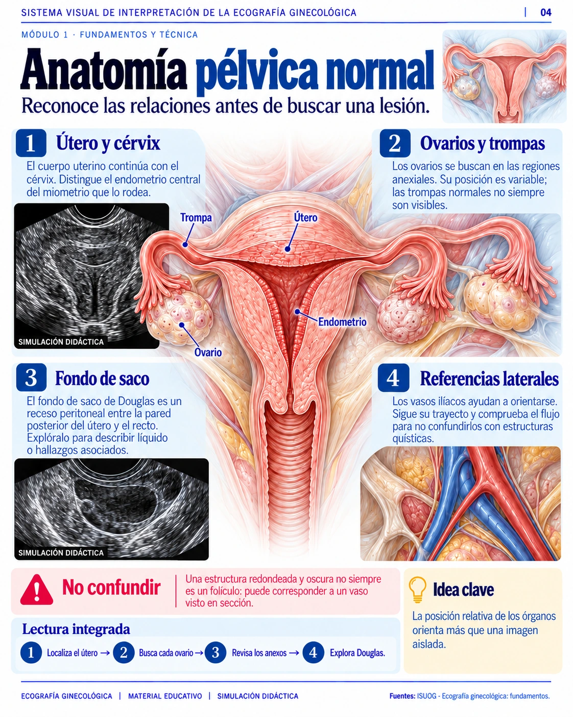 Anatomía pélvica normal